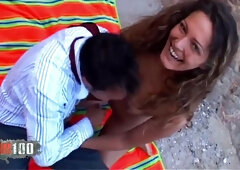 Vayana Gets Fucked And Ass Fucked On The Beach