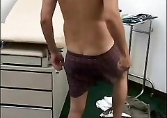 Two doctors explore guy ass hole