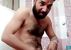Rajasthani boy Indian Desi Man show penis and seving