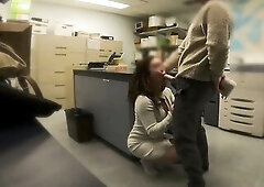 2 co workers walked in on us whilst secretary was bent over a table getting screwed by boss in the storage, copy room during an office Christmas party