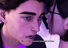 What Begins as a Cozy Visit With Chloe Ends in a Warm Private Raunchy Night Jointly (CG)