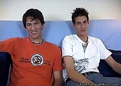 Raunchy Teens Wanking & Sucking