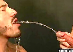 Big dick gay piss with cumshot