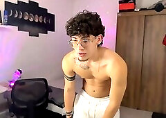 Braces and Glasses Guy on Webcam