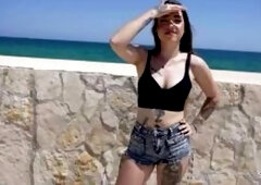 GERMAN SCOUT - Melanie Dark Casting Fuck